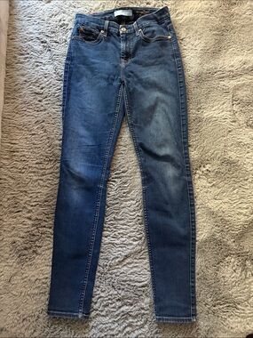 7 For All Mankind Dark Blue Skinny Jeans